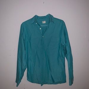 J Crew sunwashed oxford button down